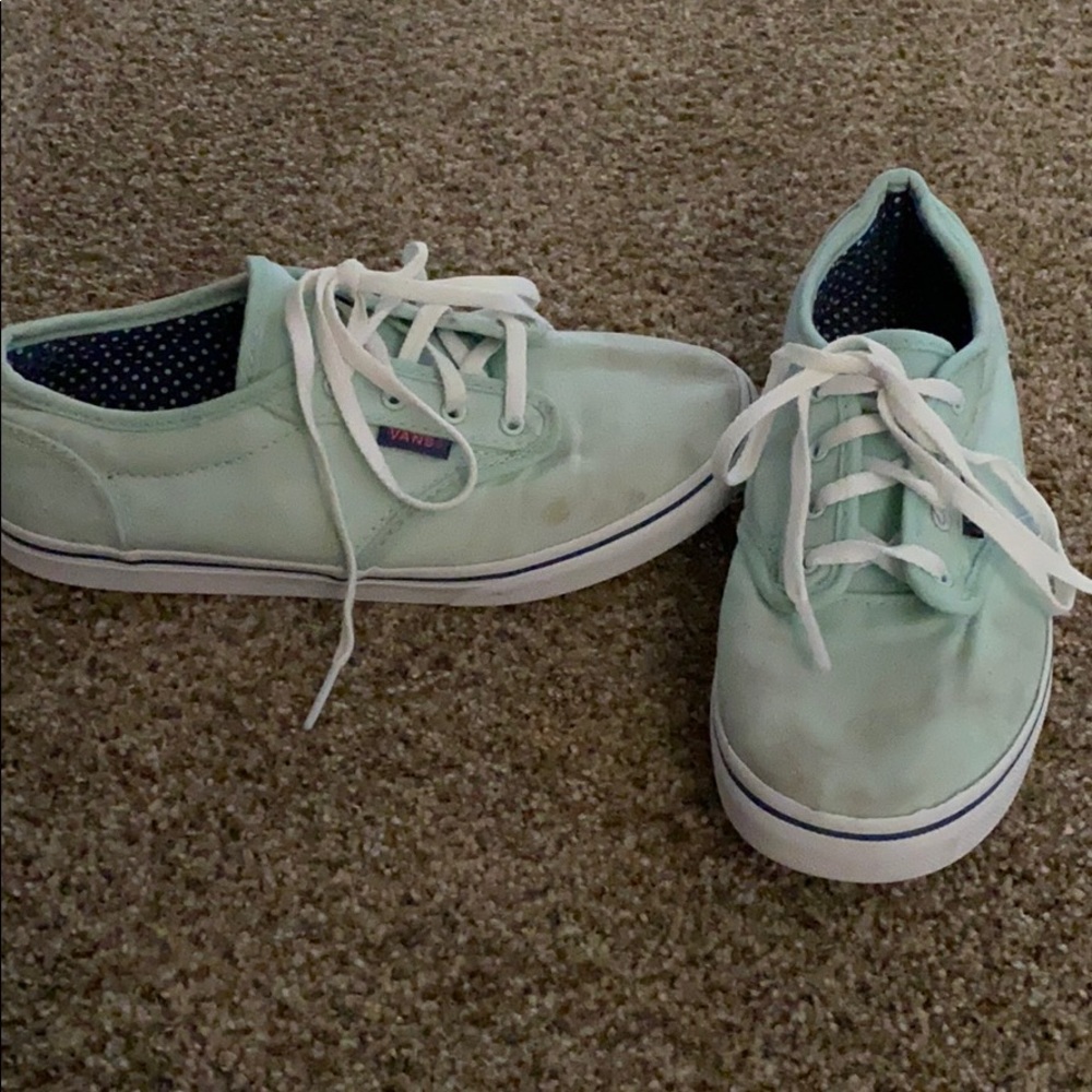 Teal vans